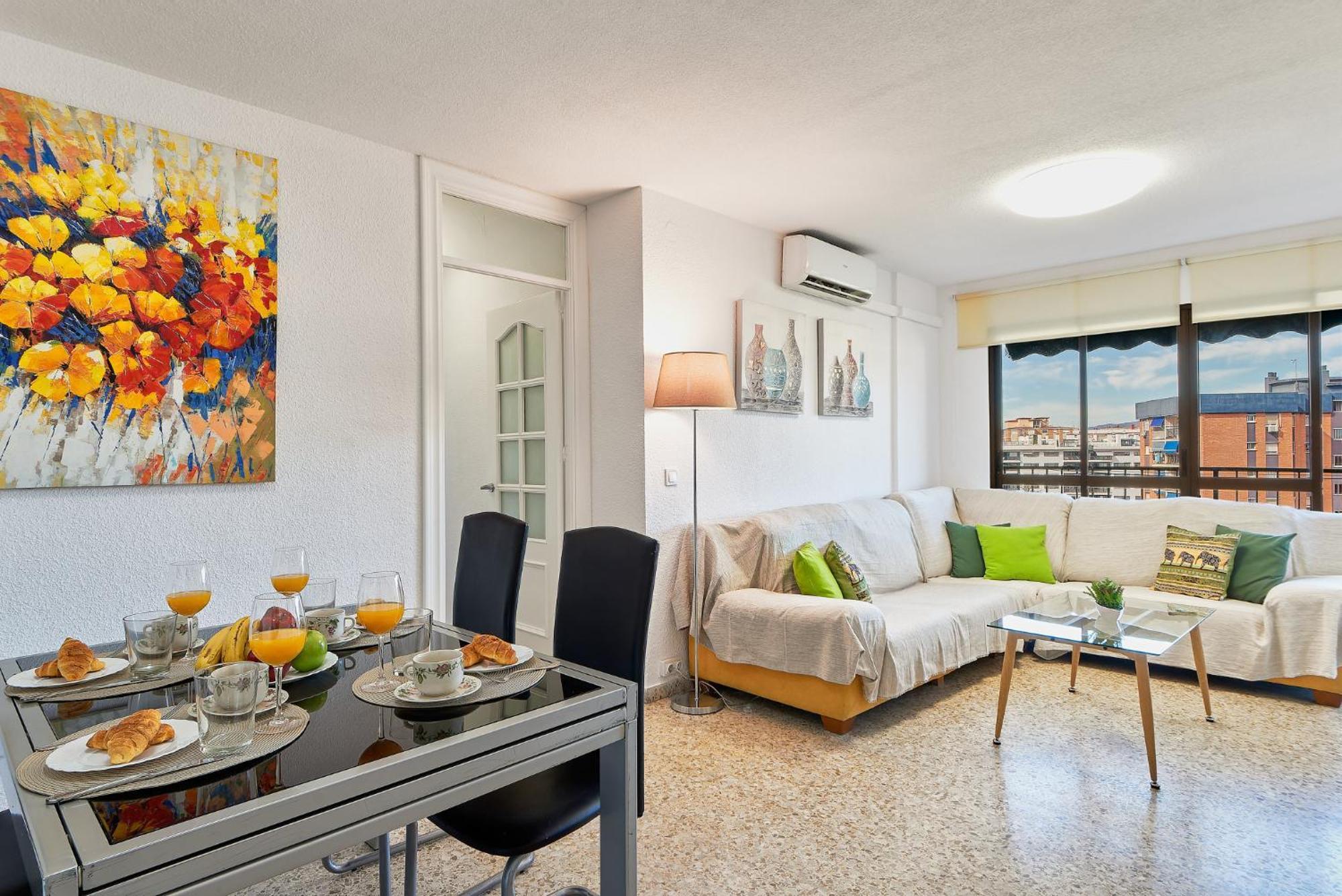 Luminoso Apartamento/ 5 Minutos De La Playa Malaga Ngoại thất bức ảnh