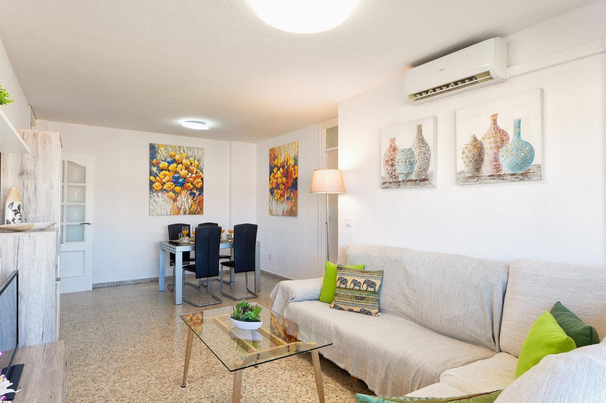 Luminoso Apartamento/ 5 Minutos De La Playa Malaga Ngoại thất bức ảnh